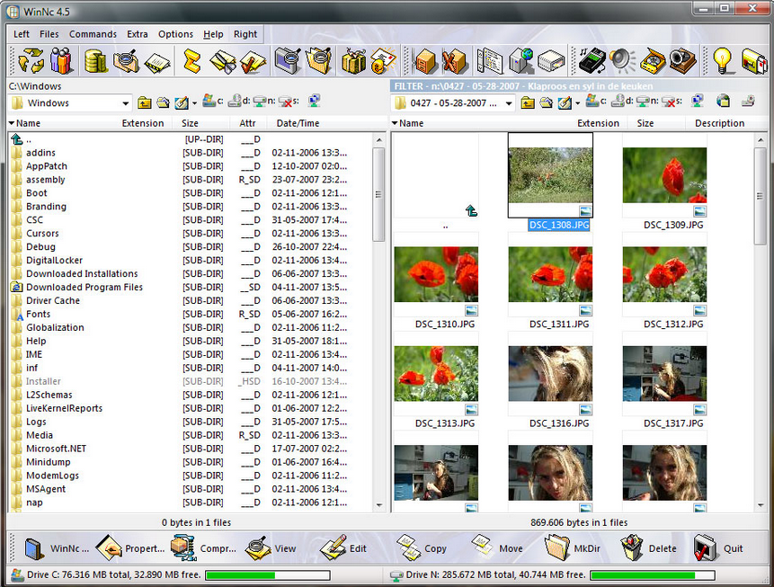 WinNc文件管理器