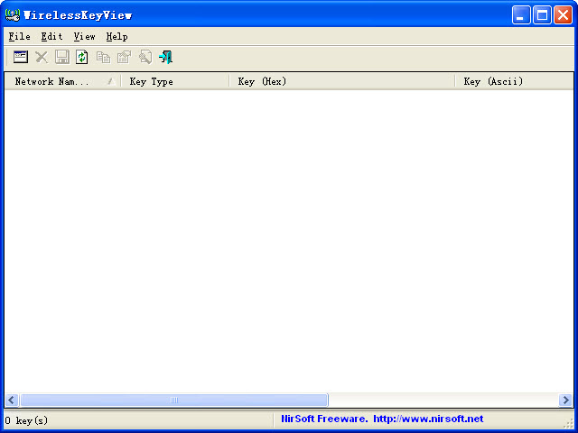 WirelessKeyView V1.70 漢化綠色免費版圖1