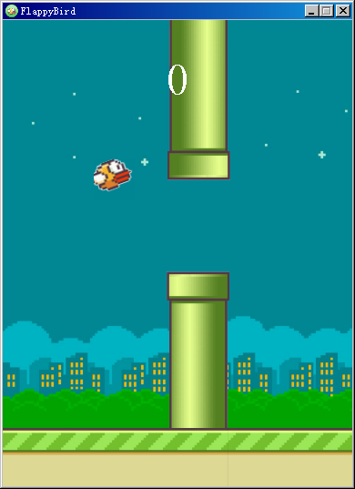 Flappy Bird電腦版 V1.6 綠色版圖1