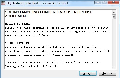 SQL實例信息搜索(SQL Instance Info Finder) v1.0 綠色版圖2