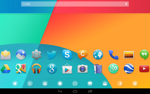 KitKat 4.4 Launcher Theme主題下載圖3