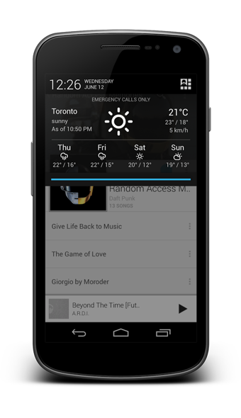 Notification Weather Pro v2.5.5 安卓版圖2