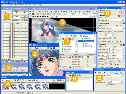 二維動(dòng)畫制作軟件(RETAS) 6.5.8 官方中文版圖1