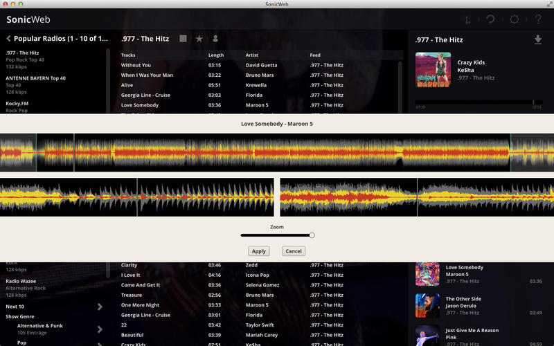 SonicWeb Internet Radio Player Mac V2.0 官方版圖2
