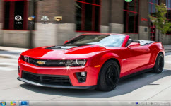 紅色跑車電腦主題 win7版 