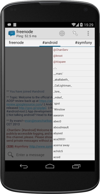 AndroIRC v4.0 安卓版圖2