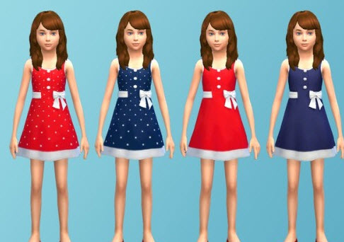 模擬人生4兒童裙mod