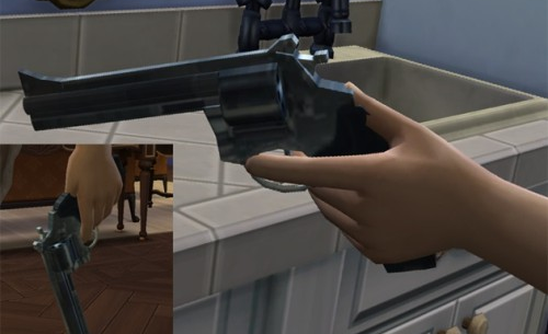 模擬人生4手槍配件MOD