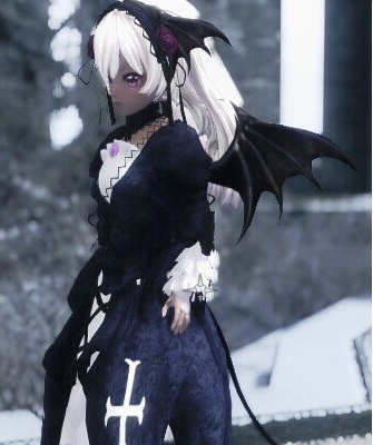 上古卷軸5惡魔翅膀和尾巴