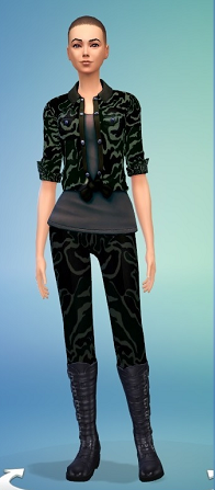 模擬人生4迷彩軍裝mod