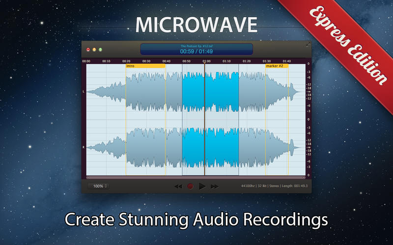 音頻編輯器MicroWave Mac版 1.6.1 官方版圖1