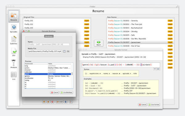 FileBot文件重命名
