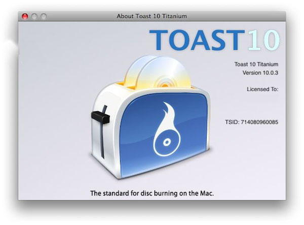toast titanium for mac