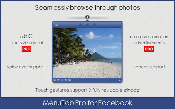 menutab for facebook