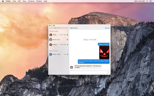 Trillian for mac V3.5官方版圖1