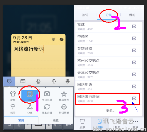 訊飛輸入法網(wǎng)絡(luò)新詞詞庫