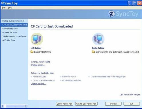 SyncToy磁盤文件同步下載