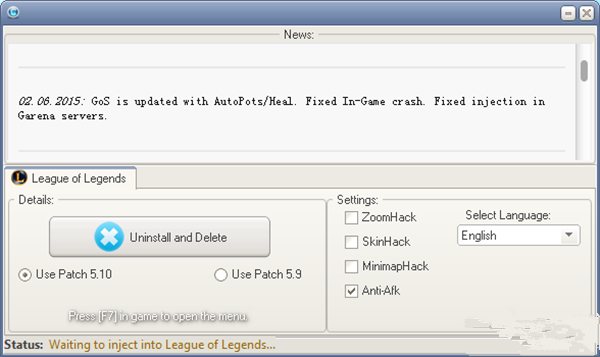 LOL國(guó)服GOS插件下載 v1.0 漢化版圖2