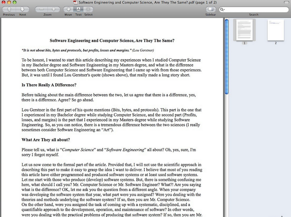 Adobe Acrobat Reader for mac