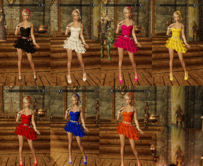 上古卷軸5七配色夜店女王mod 綠色版圖1