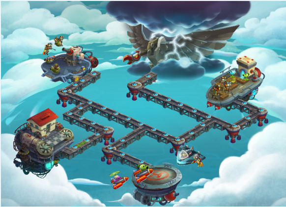 植物大戰(zhàn)僵尸2天空之城破解版 v1.6.1 安卓版圖2