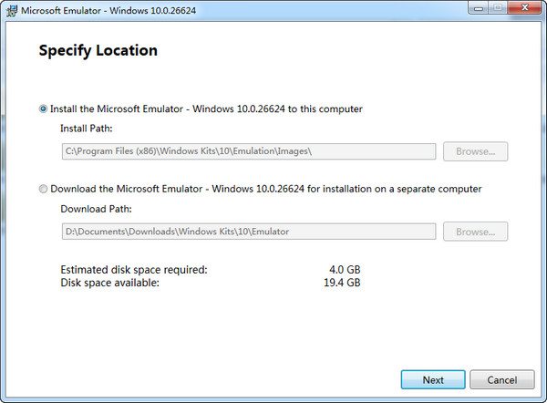Win10手機(jī)系統(tǒng)模擬器 10.0.26624.0 正式版圖2