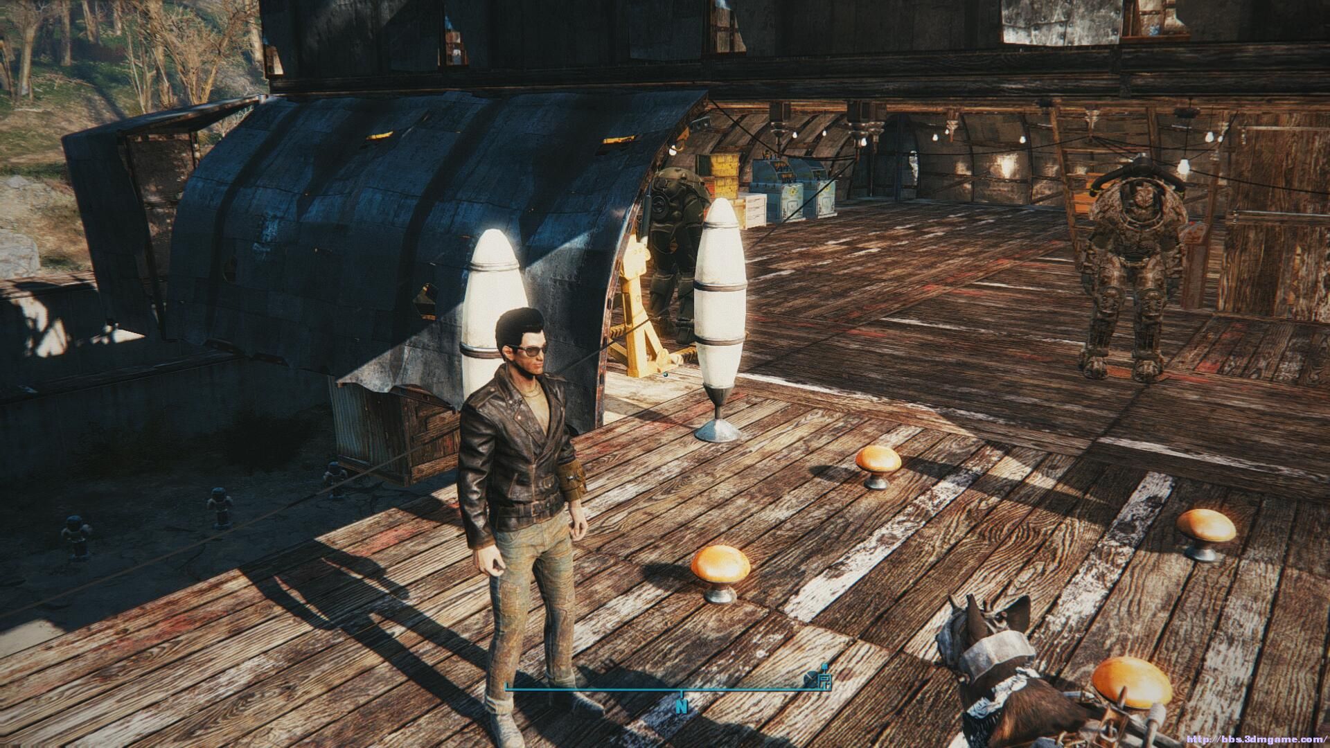 輻射4原子貓夾克和牛仔褲mod下載 綠色版圖3