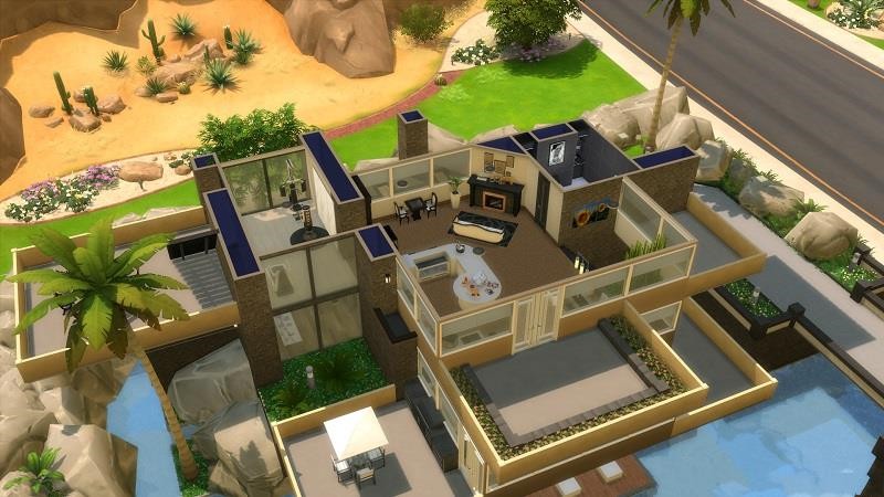模擬人生4流水別墅