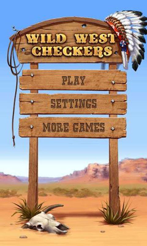 狂野西部跳棋 Wild West Checkers 1.0 安卓版圖2
