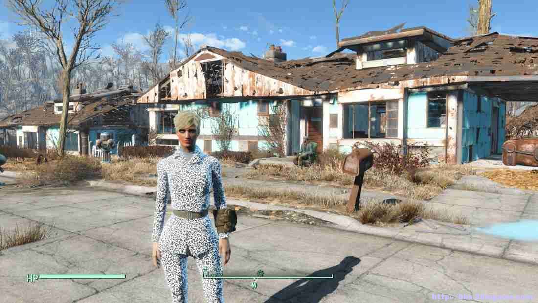 輻射4白色斑點軍服mod