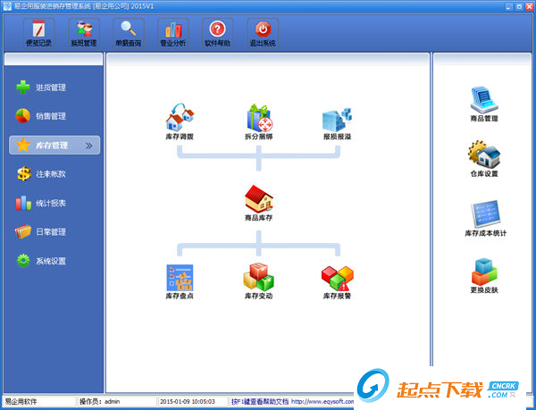 服裝進(jìn)銷存管理系統(tǒng)