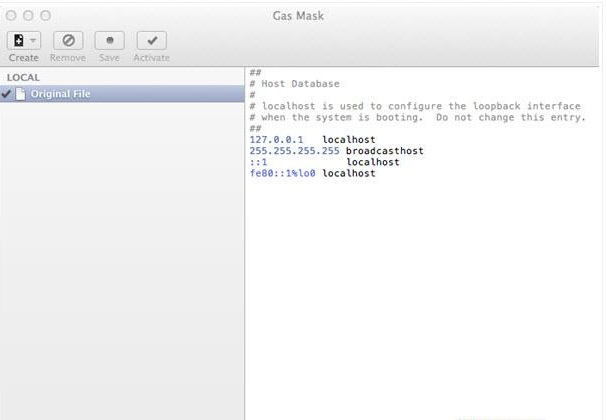Gas mask mac V0.8.3 官方版圖1