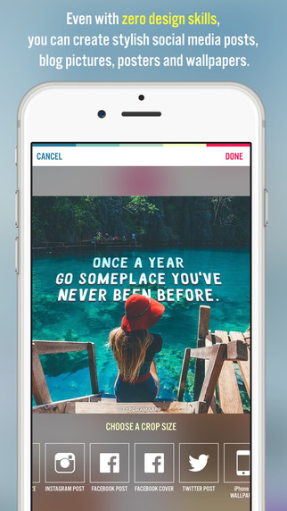 Typorama app V1.2 iPhone版圖2