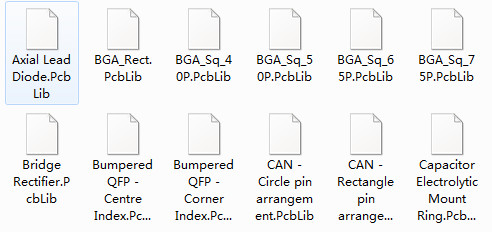 Altium PCB元件庫元件合集