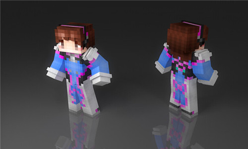 我的世界守望先鋒DVA皮膚