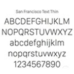 San Francisco字體 V1.0 mac版 