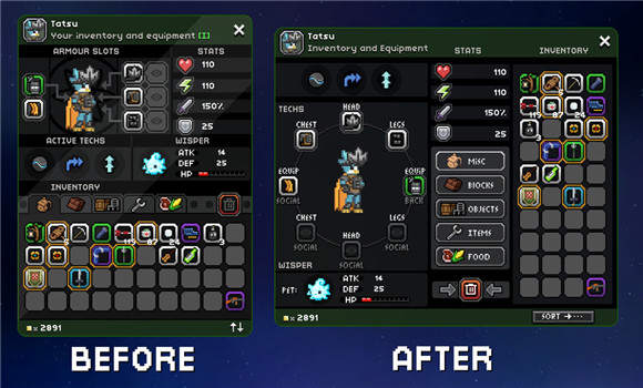 星界邊境背包界面重做mod