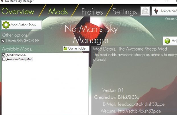 無(wú)人深空mod管理工具