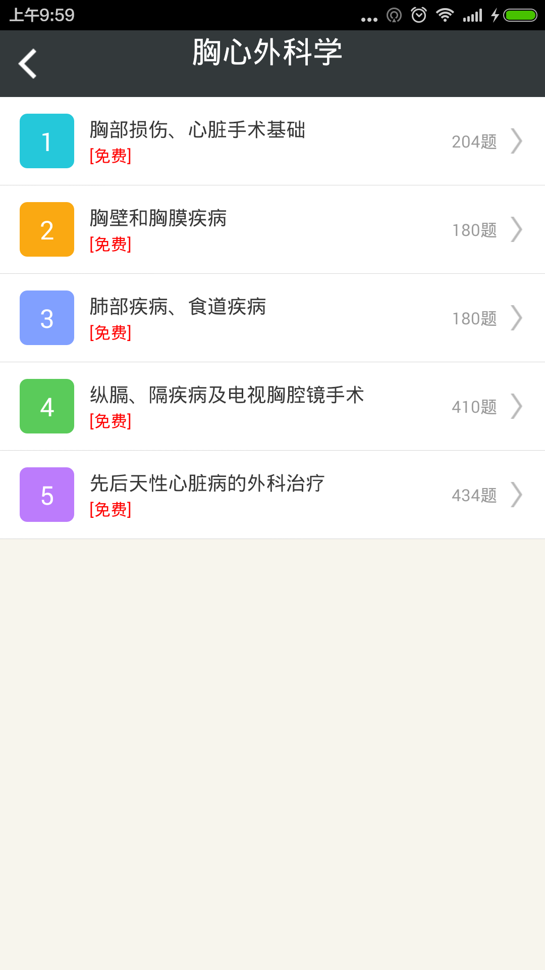 胸心外科高級職稱總題庫app v4.31 安卓版圖1