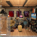 3D工作室桌面主題 綠色版 