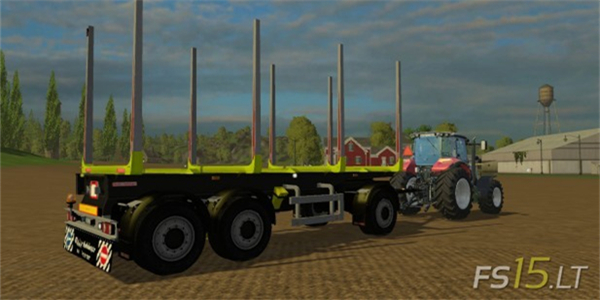 模擬農(nóng)場15高固定桿拖車