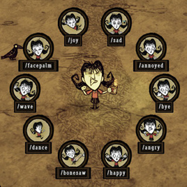 饑荒聯(lián)機(jī)版G鍵表情