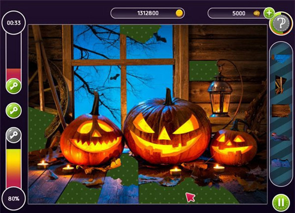 節(jié)日馬賽克萬(wàn)圣節(jié)拼圖