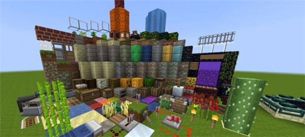 我的世界瘋狂的像素卡通材質(zhì)包 綠色版圖1