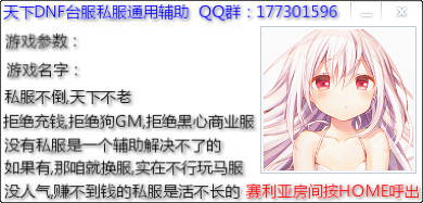 dnf臺服通用輔助