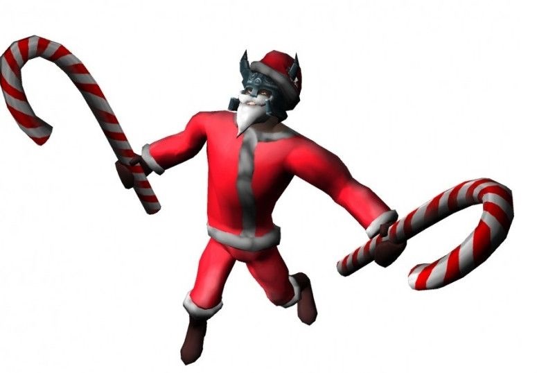 LOL狂戰(zhàn)士奧拉夫圣誕老人皮膚補(bǔ)丁