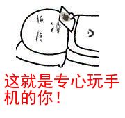 這就是專心玩手機的你表情包 完整版 