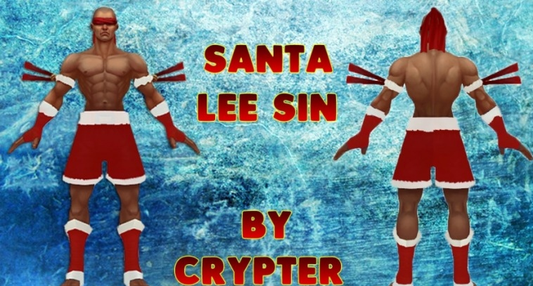 LOL圣誕裝至高之拳盲僧李青免費(fèi)下載 綠色版圖1