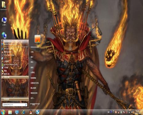 斯巴達(dá)的吶喊桌面主題包