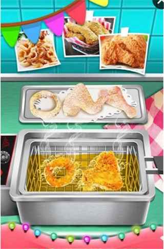街頭油炸食物制作游戲